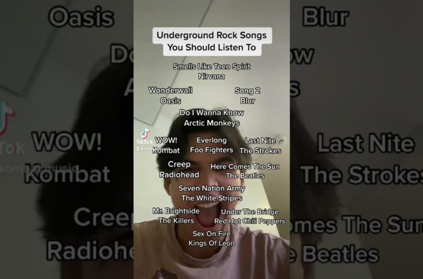  You NEED to listen to these underground rock songs!!! #rockmusic