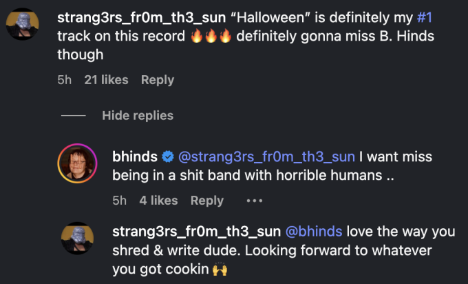 Brent Hinds "Won't Miss Being In A Sh*t Band With Horrible Humans" Following Mastodon Exit