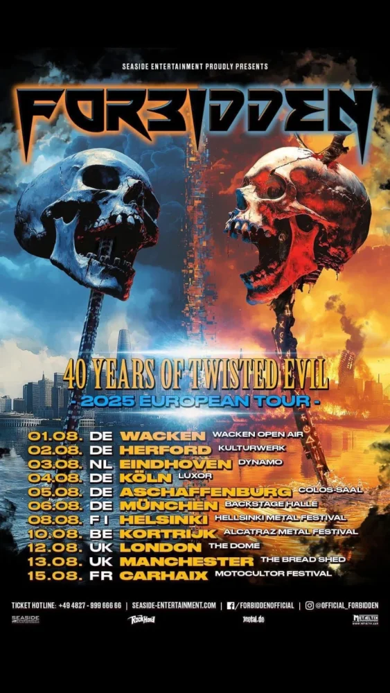 Forbidden Return with Their First New Song in 15 Years, "Divided By Zero"
