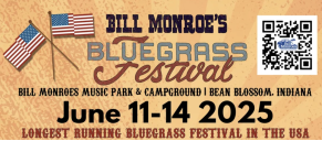 Next Week: Bluegrass Festival June 11-14at Bill Monroe’s Music Park & Campground