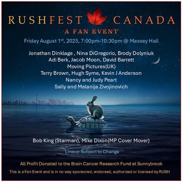 RUSH Fan Event In Toronto To Mark Tenth Anniversary Of Canadian Rock Legends' Final Concert