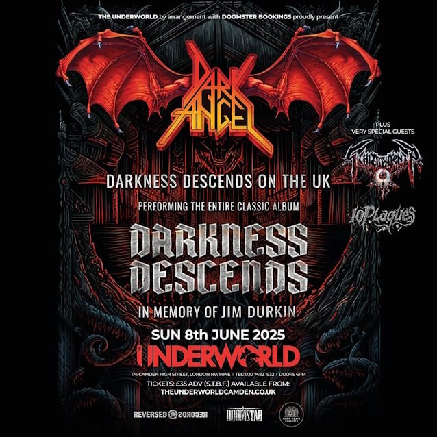 Watch: DARK ANGEL Performs Entire 'Darkness Descends' Album At London Concert