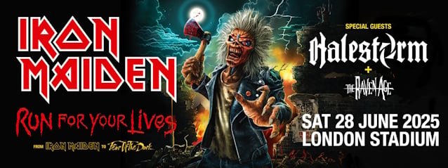Watch IRON MAIDEN Play Its Biggest U.K. Non-Festival Headlining Concert Ever At London Stadium