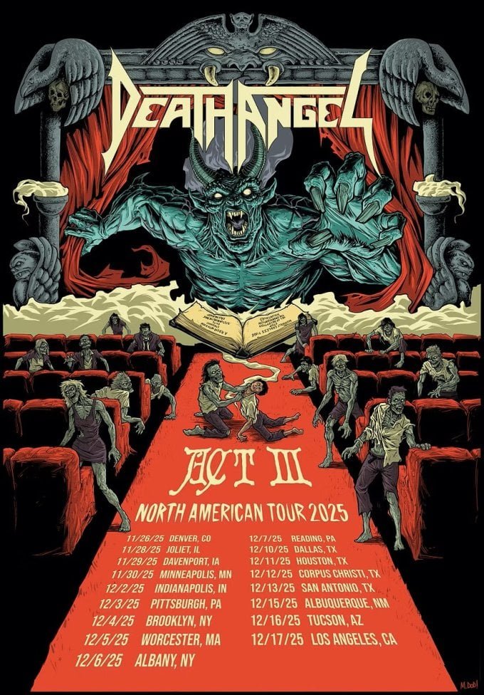 Death Angel Set U.S. Tour for This Winter