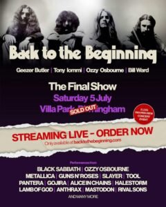 'Back To The Beginning: Ozzy's Final Bow' Set For Theatrical Release