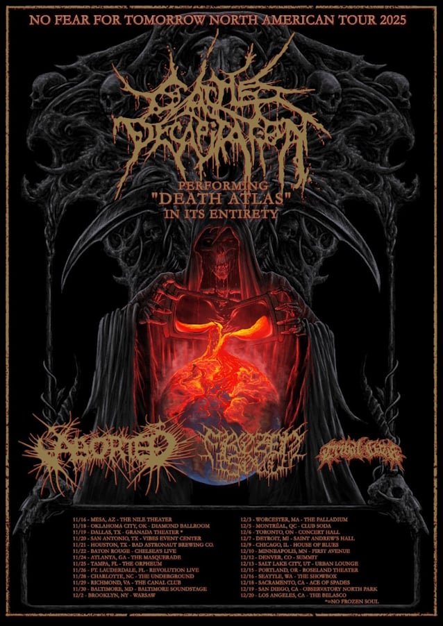 CATTLE DECAPITATION To Perform Entire 'Death Atlas' Album On Fall 2025 North American Tour