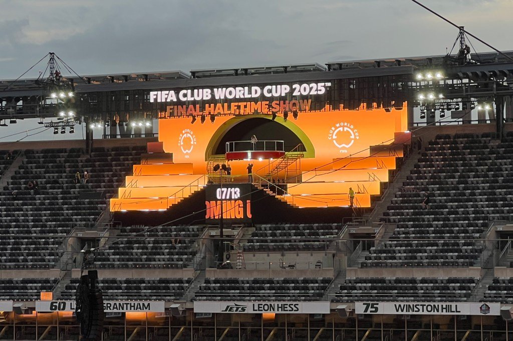 FIFA Club World Cup Halftime Show Stage First Look