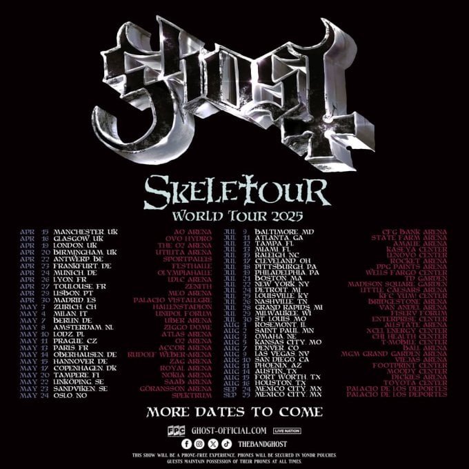 Ghost is the First Rock/Metal Band to Top the Billboard 200 in Four Years