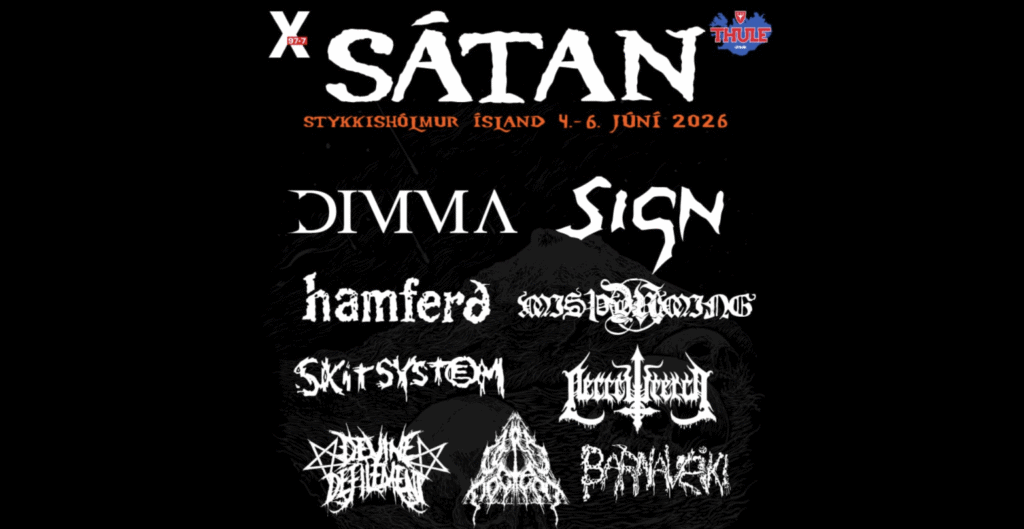 Next Year's Sátan Metal Festival in Iceland to Feature Misþyrming, Sign, and More