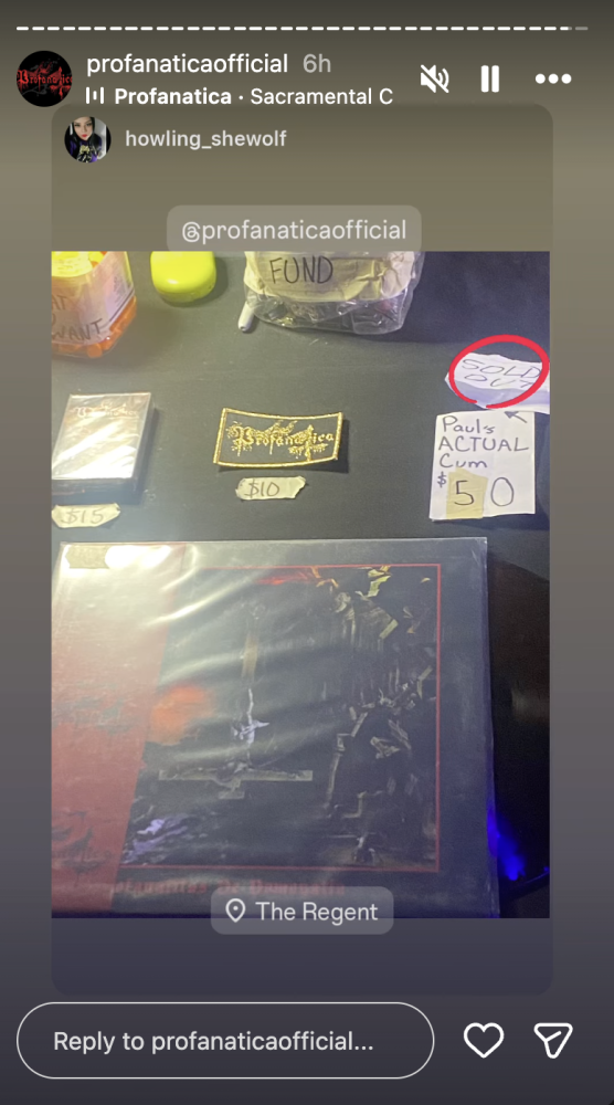 Profanatica Fan Pays $50 for Paul Ledney’s Spunk, Humanity Continues Downward Spiral