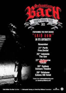 SEBASTIAN BACH Admits 'Certain Notes' On SKID ROW's Debut Album Are 'Very Challenging' To Sing Live