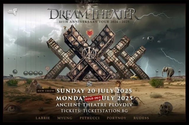 Watch: DREAM THEATER Performs At Ancient Amphitheater In Plovdiv, Bulgaria During Summer 2025 European Tour