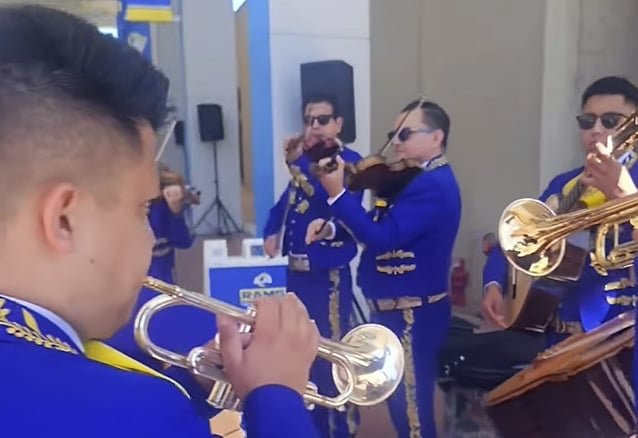 Watch: MARIACHI RAMS Play OZZY OSBOURNE's 'Crazy Train'