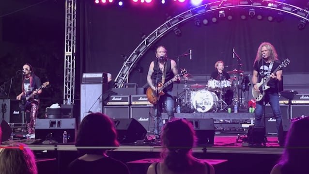 Watch: RIKKI ROCKETT's THE ROCKETT MAFIA Performs In Pickerington, Ohio