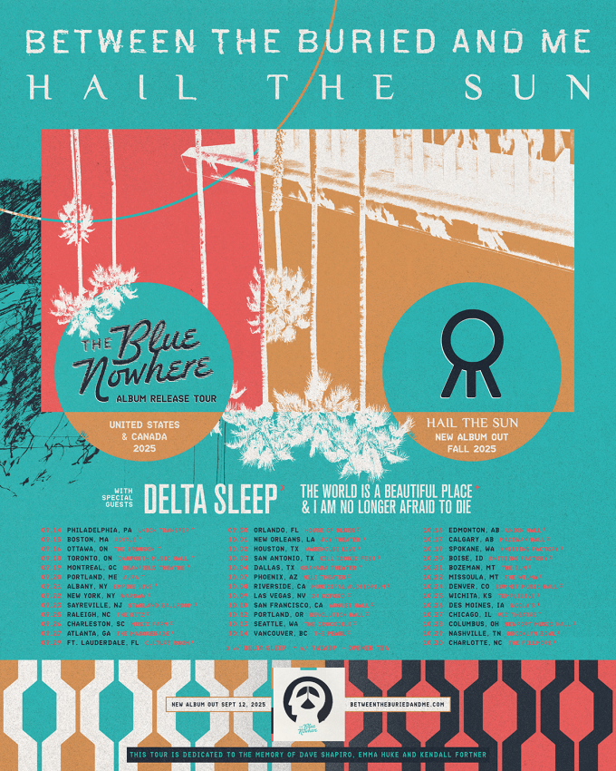 Between The Buried And Me to Co-Headline North American Tour with Hail The Sun This Fall