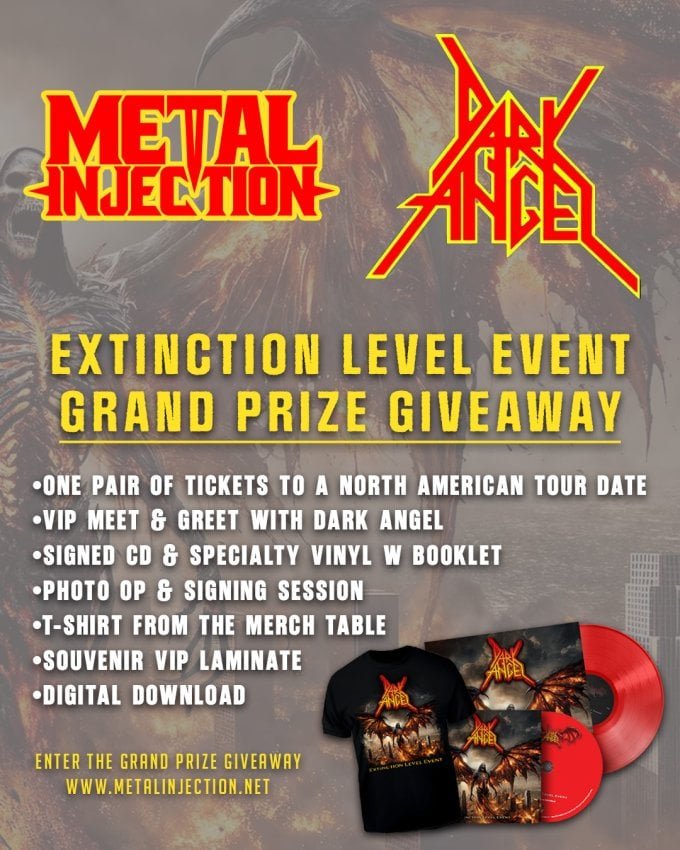 Celebrate the Release of Dark Angel's 'Extinction Level Event' and You Could Win Tickets, a VIP Meet & Greet, and Some Kick Ass Swag