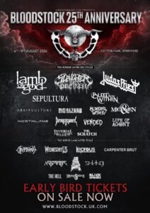 JUDAS PRIEST, LAMB OF GOD, SEPULTURA And NEVERMORE Among First Confirmed Bands For 2026 Edition Of U.K.'s BLOODSTOCK