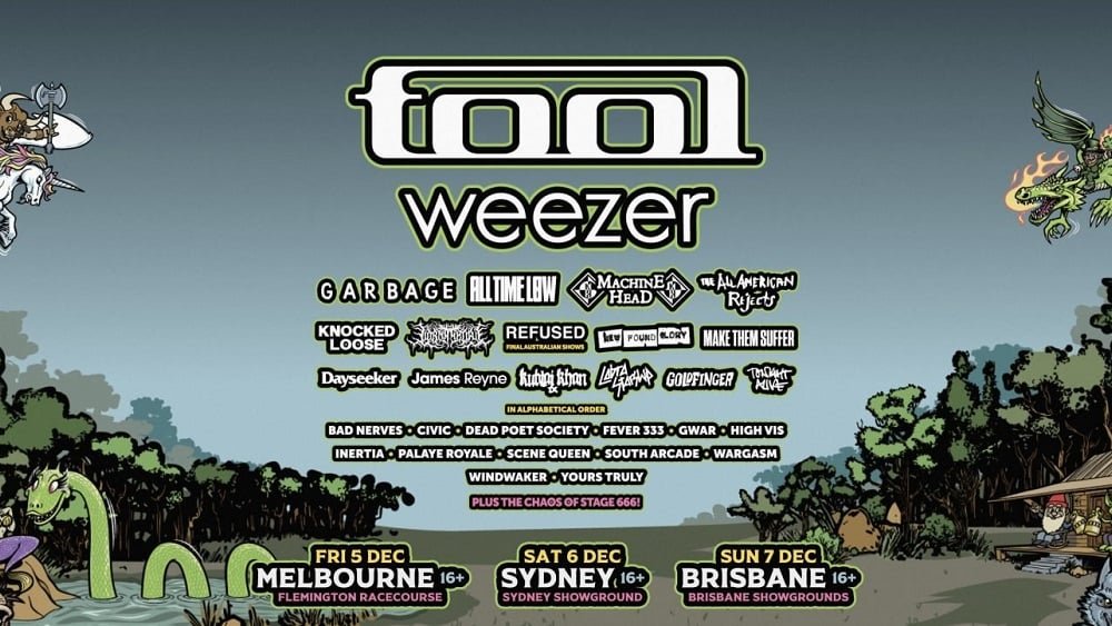 Tool, Machine Head, Knocked Loose, and More Announced for Good Things Festival 2025