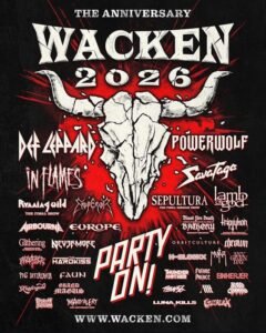 WACKEN OPEN AIR 2026: DEF LEPPARD, IN FLAMES, POWERWOLF, SAVATAGE And NEVERMORE Among First Announced Artists