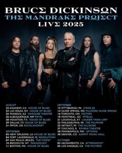 Watch: BRUCE DICKINSON Performs In Tempe During 'The Mandrake Project Live 2025' North American Tour