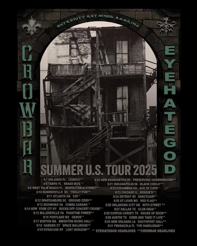 Watch: CROWBAR's KIRK WINDSTEIN Performs While Seated At U.S. Tour Kick-Off