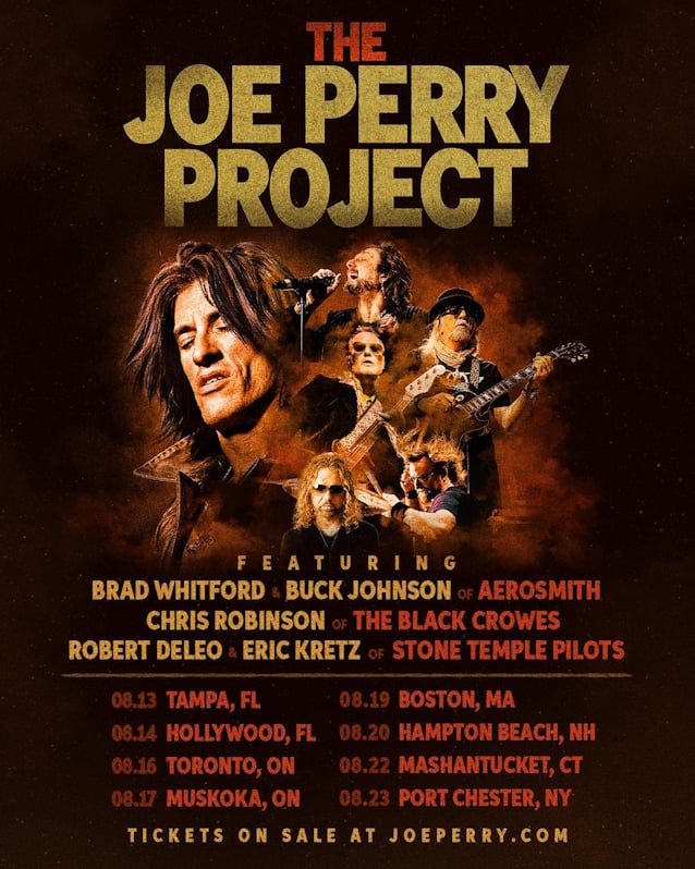 Watch: THE JOE PERRY PROJECT Launches U.S. Tour In Tampa