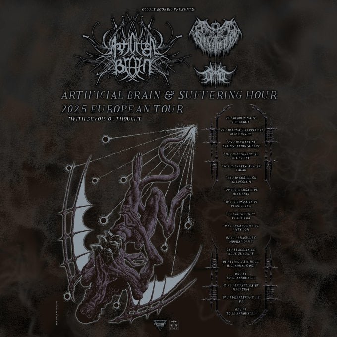 Artificial Brain to Tour Europe with Suffering Hour