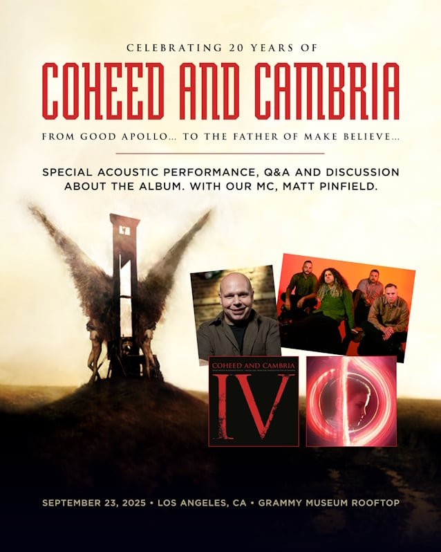 COHEED AND CAMBRIA Shares Music Video For 'Goodbye, Sunshine'