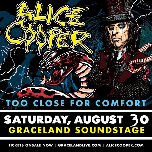 See 4K Video Of ALICE COOPER's Concert At Graceland Soundstage In Memphis