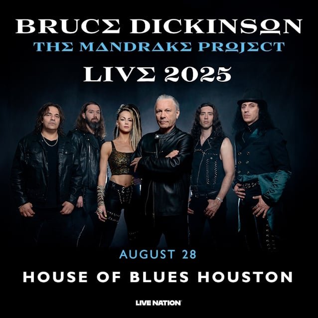 Watch: BRUCE DICKINSON Performs In Houston During 'The Mandrake Project Live 2025' North American Tour